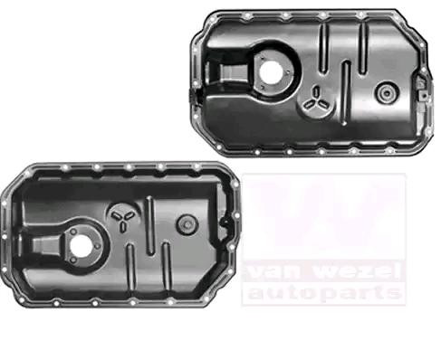 Поддон масляный картера двигателя, нижняя часть VAN Wezel 0327071 цена, от 25.42 USD
